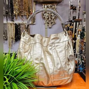 Furla Stylish Silver Handbag